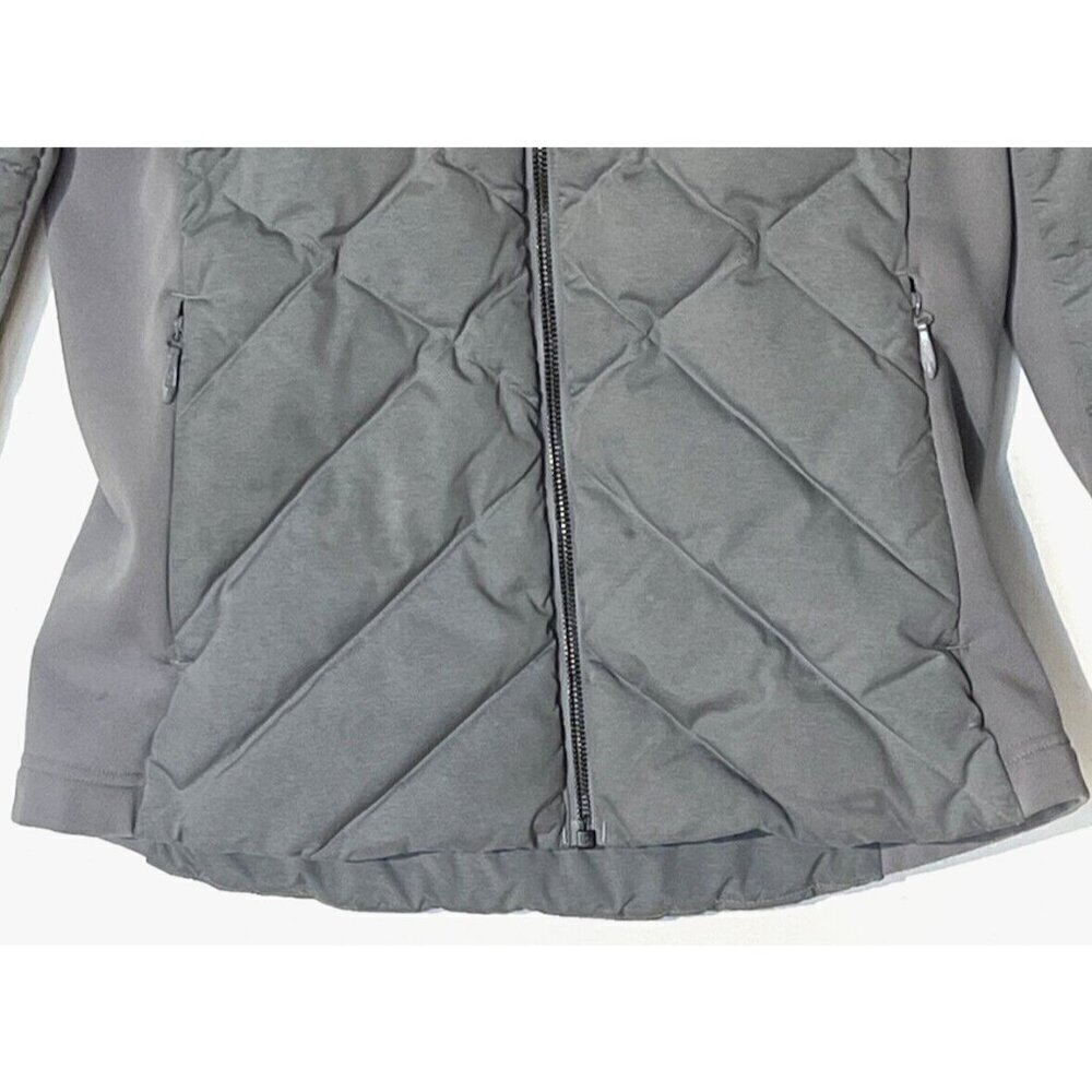 The North Face Gray Lucia Hybrid 550 Fill Goose Down Jacket Puffer - Picture 10 of 15